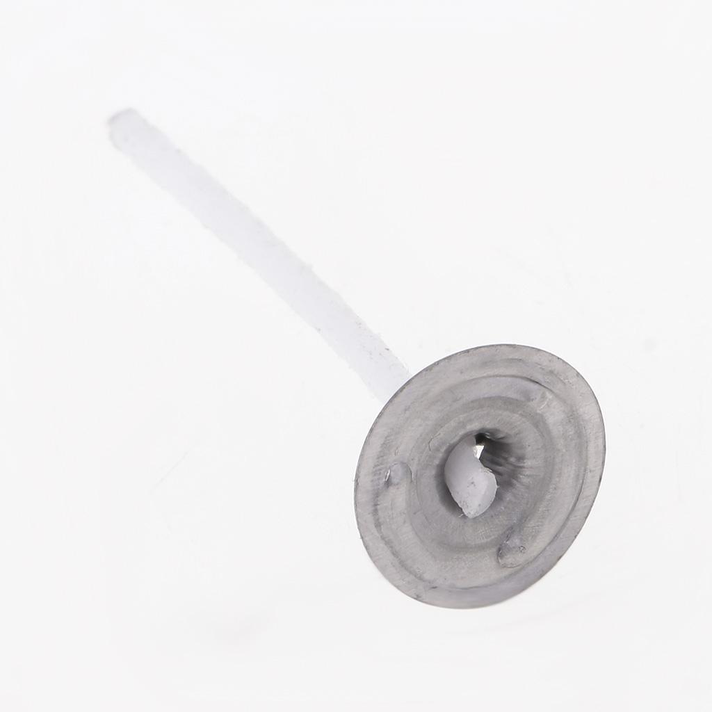 Prettyia 400x Aluminum Tealight Cup Case Candle Wax Box 3cm Candle Wicks