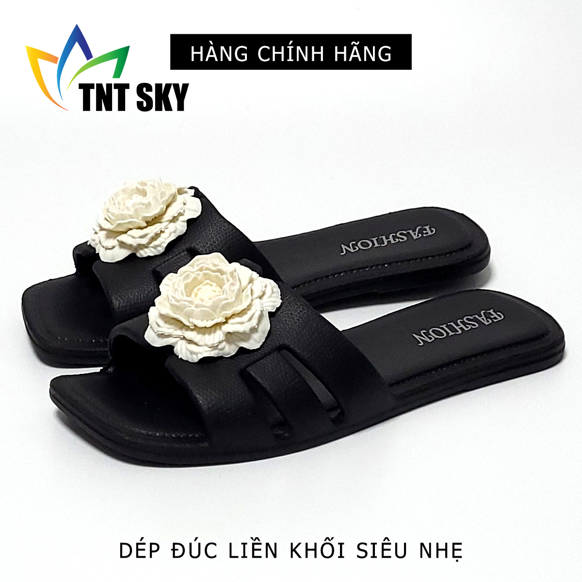 Dép Nữ Quai Ngang Đúc Liền Khối Siêu Nhẹ - Hàng Chính Hãng - TK520