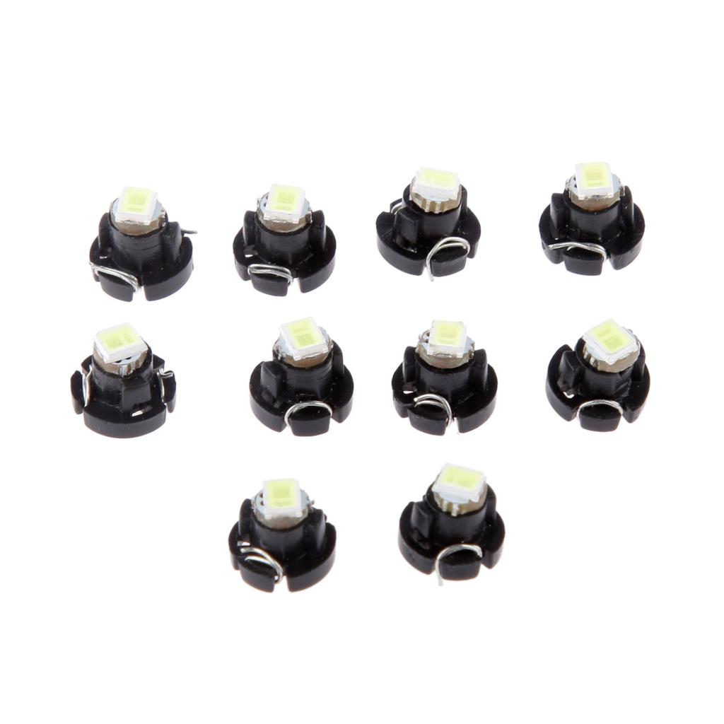 20x White Wedge T3 SMD 5050 LED Car Light Bulbs Climate Control Lamp