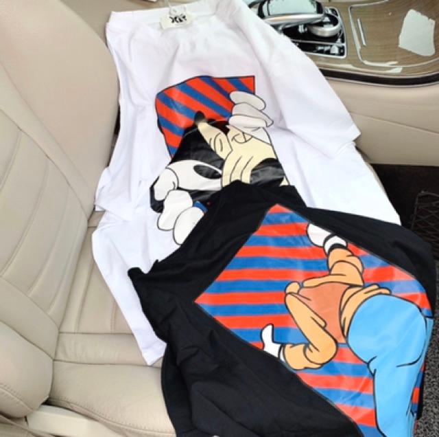 Áo thun from rộng dấu quần