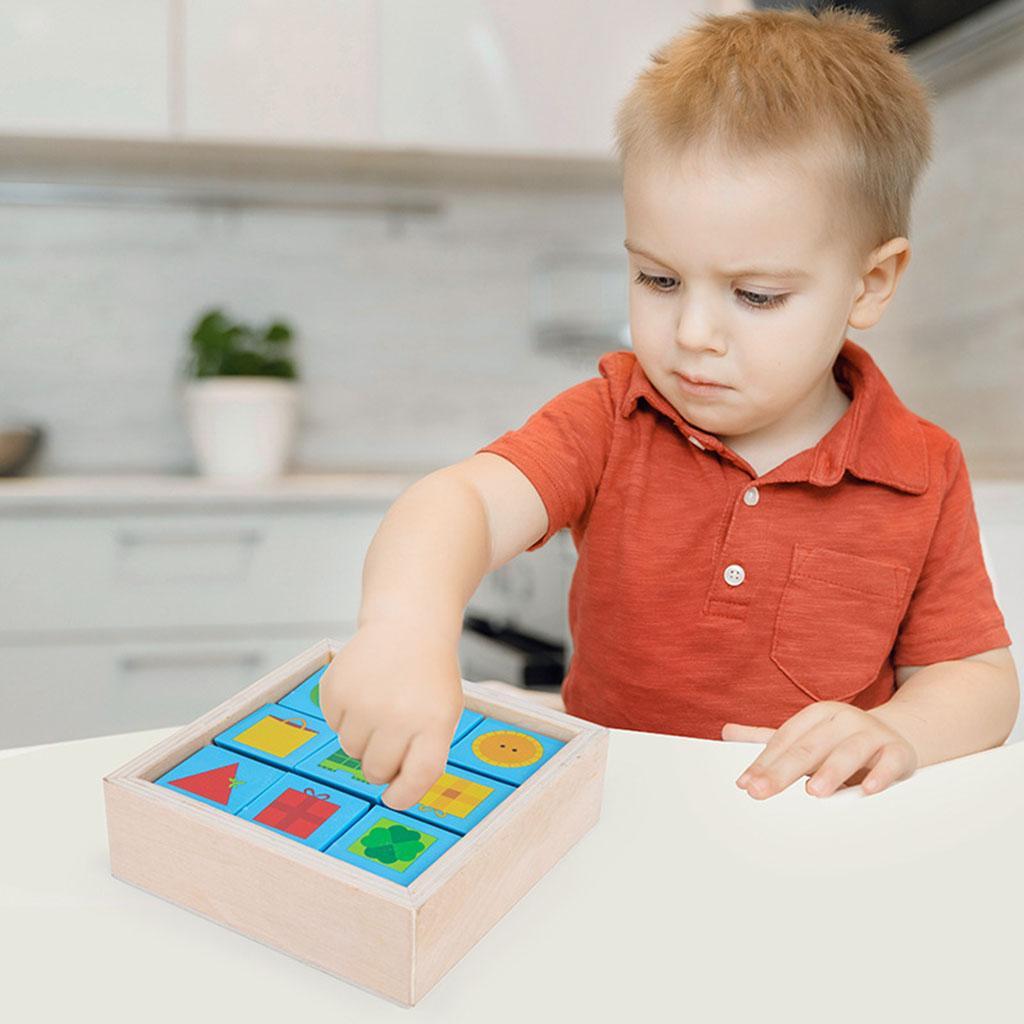Game Building Blocks Toy Rotating for Kids Children