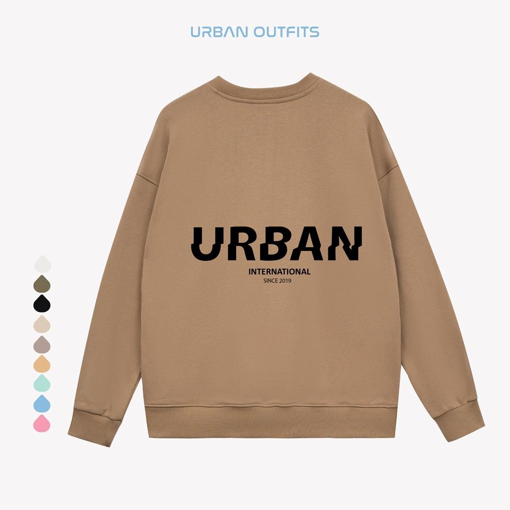 Áo Sweater Form Rộng URBAN OUTFITS In Hình SWO101 ver 2.0 Thun Cotton French Terry 350GSM Local Brand