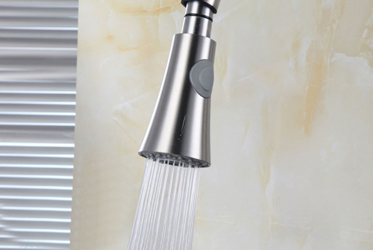 VÒI CHẬU RỬA BÁT INOX ĐẦU RÚT-inox 304