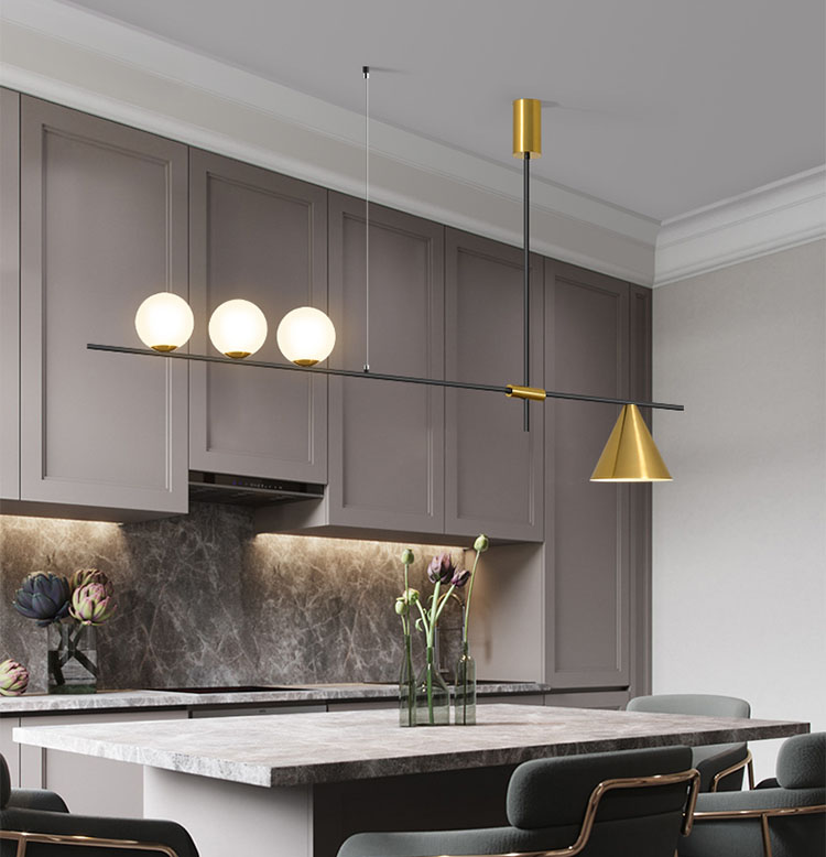 Đèn thả NATRIS cao cấp, hiện đại trang trí nhà cửa đẳng cấp, sang trọng - kèm bóng LED chuyên dụng.