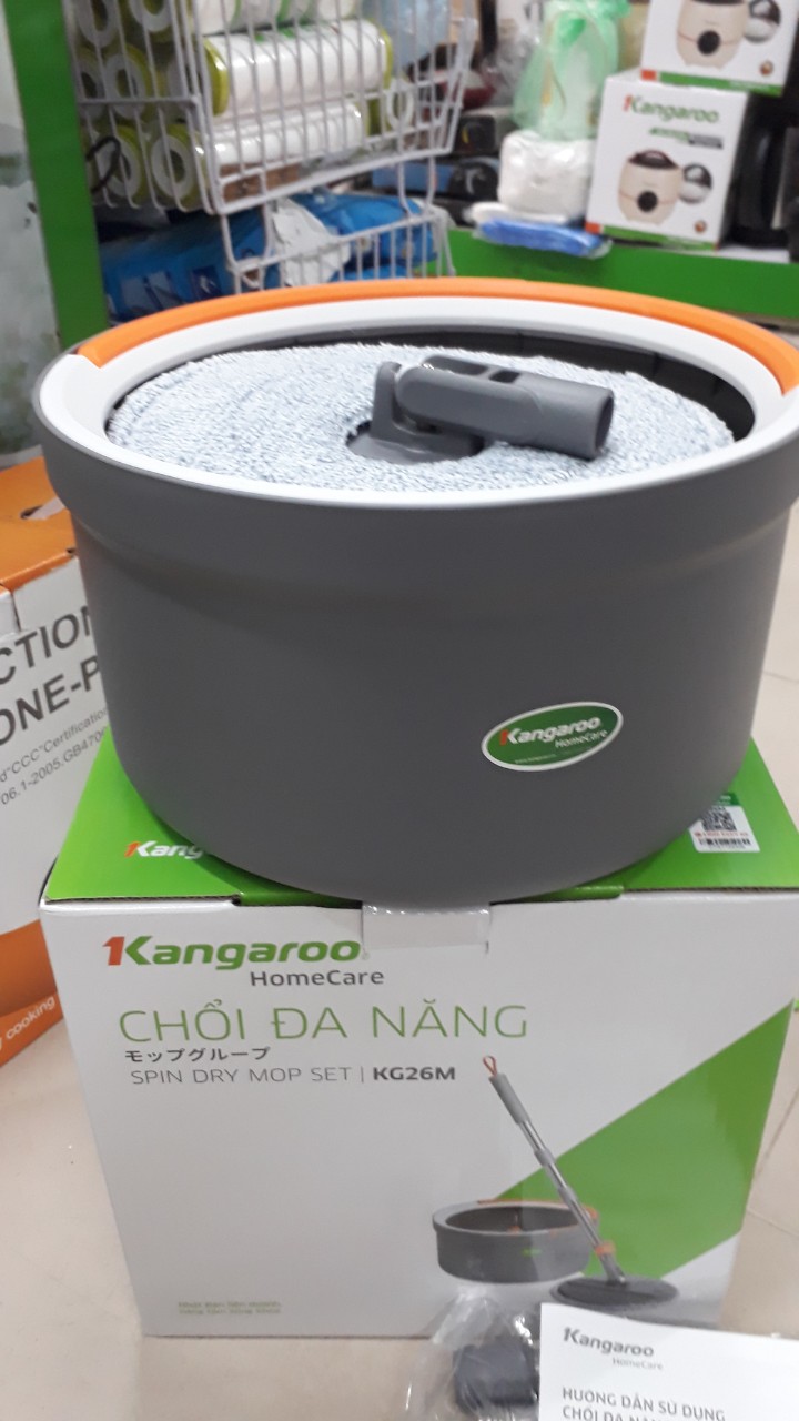 Chổi lau nhà đa năng Kangaroo KG26M bảo hành 12 tháng