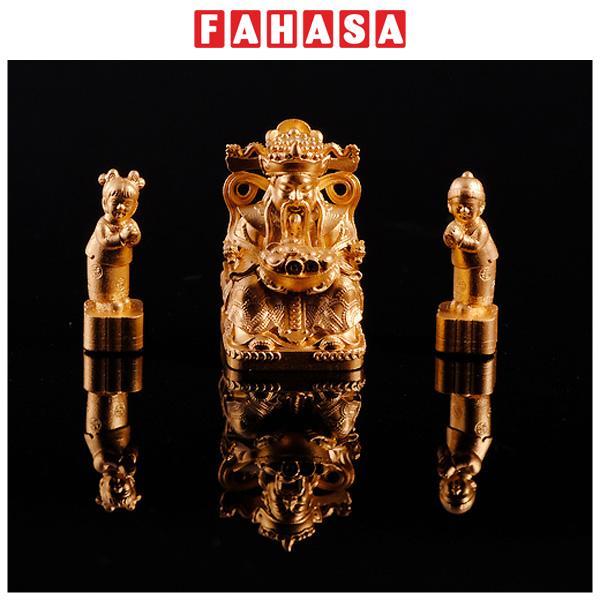 Phụ Kiện Bàn Thờ Thần Tiền Và Tiên Đồng Ngọc Nữ - Song Đồng Nghinh Tài - Đào Tiên Dâng Phúc - Manihum BTNPK-01