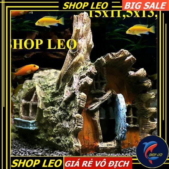 MÔ HÌNH NHÀ GỐC CÂY - TRANG TRÍ BỂ CÁ - BỂ THỦY SINH