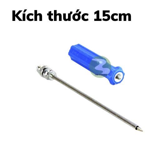 Troca thông hơi dạ cỏ trâu bò pháp - kèm 3 kim 11cm 13cm 14,5cm