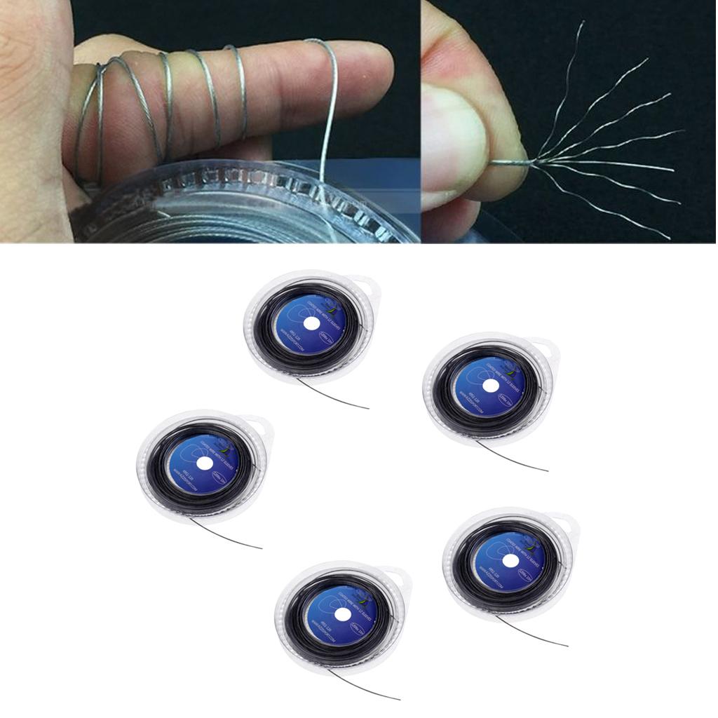 Stainless Steel Wire Lures Leader Trace Fishing Lines 10m 7 Strands