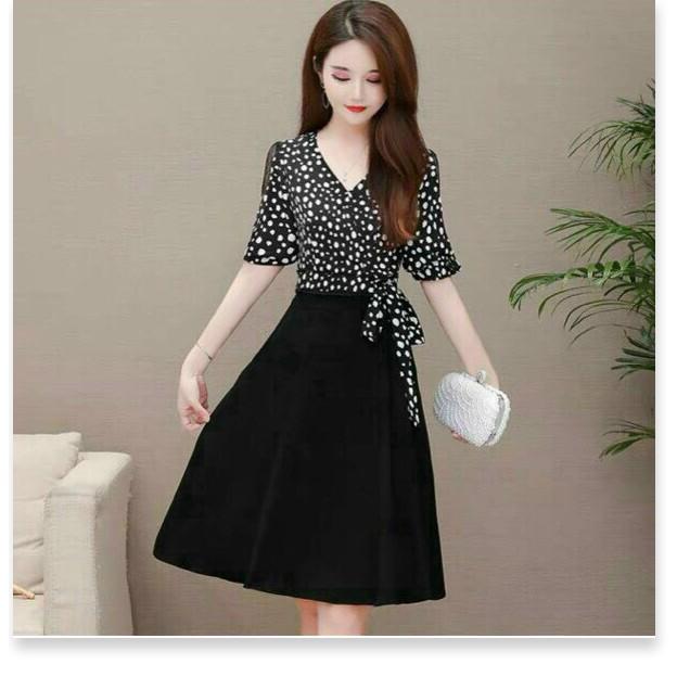 ĐẦM LỤA THIẾT KẾ HỌA TIẾT ĐƠN GIẨN NHƯNG KHÔNG KÉM PHẦN SANG TRỌNG 1HIT1 FASHION