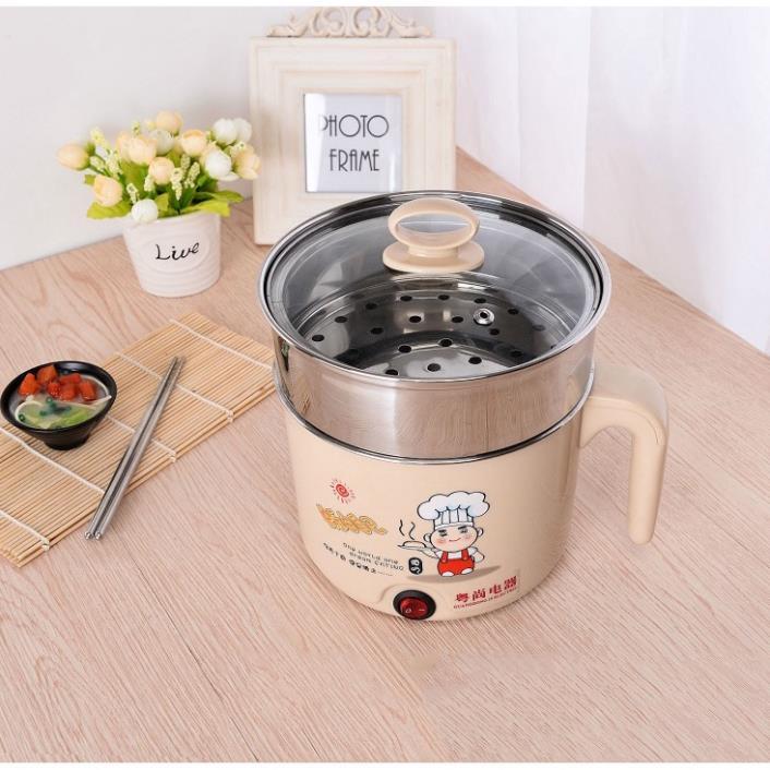 Ca nấu mì nấu, lẩu inox siêu tốc mini size 18cm