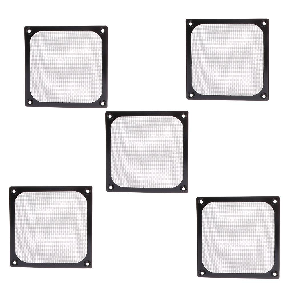 10 Pack 120mm Dustproof Case Fan Dust Filter Guard Grill Protector Cover PC