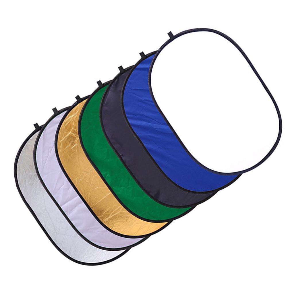 Photography 7 in 1 Collapsible Photo Disc Light Reflector 90x120cm Diffuser