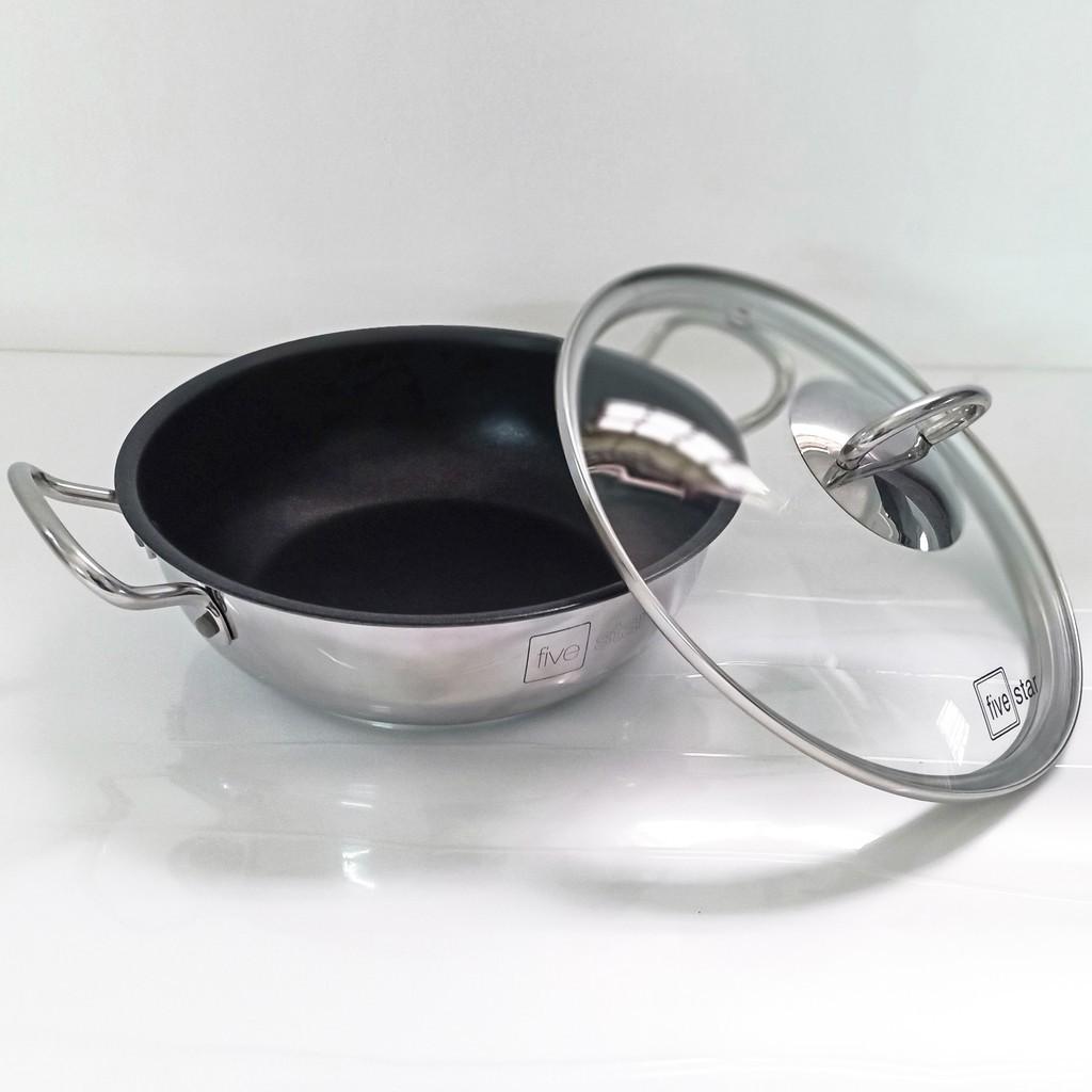 NỒI-CHAO FIVESTAR 3 ĐÁY CHỐNG DÍNH 20CM