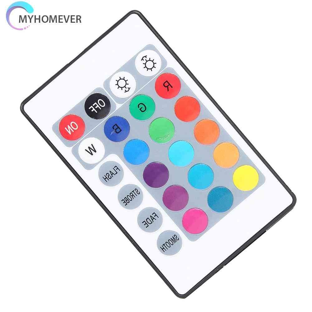 Bộ Điều Khiển Đèn LED Dây Gồm 24 Nút Bấm Và USB RGB 5-24V