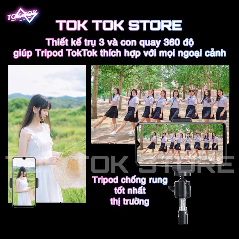 Giá đỡ điện thoại-Tripod quay TikTok chân đèn livestream chân đỡ máy ảnh cứng bền đẹp chắc chắn triệu view