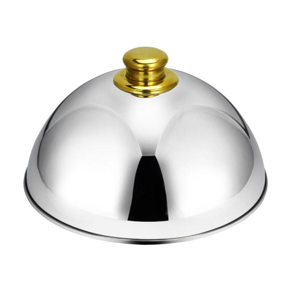 2Pcs Cheese Melting Dome Steaming Cover Serving Dish Food Cover Small
