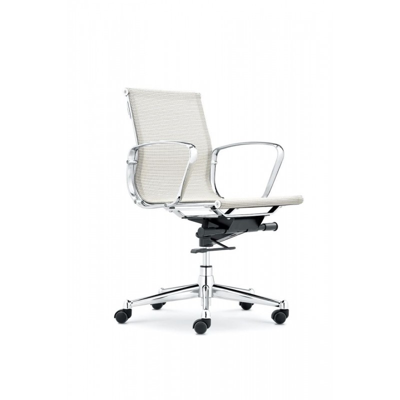 Ghế Làm Việc Chân Xoay Bọc Lưới Cao Cấp AMA-CM-F10B