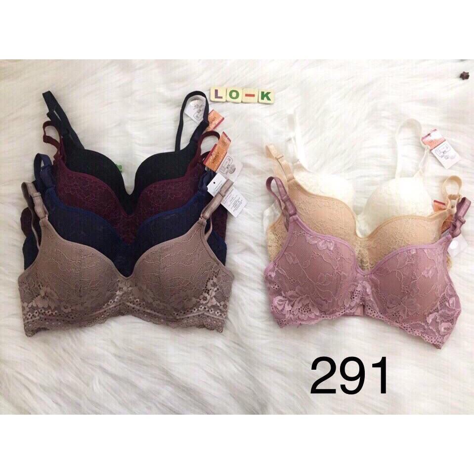 ÁO LÓT NỮ MỎNG REN GỌNG NHỰA LOVELY 291