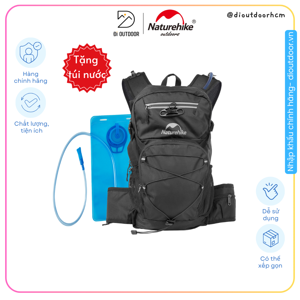 Balo Xe Đạp Leo Núi Thể Thao Naturehike CNK2300BB011 20L (Tặng Kèm Túi Nước)