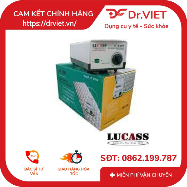 Đệm hơi chống loét LUCASS LC 5789 Chính hãng - Giảm áp lực tiếp xúc lên da, tránh lở loét