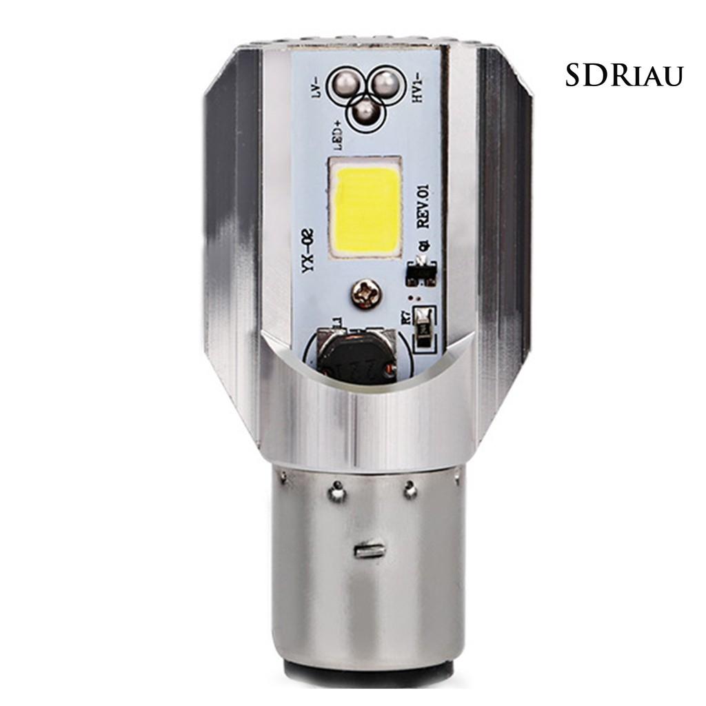 Đèn Pha Led H6 / H4 Cob Siêu Sáng Chống Nước Cho Xe Mô Tô