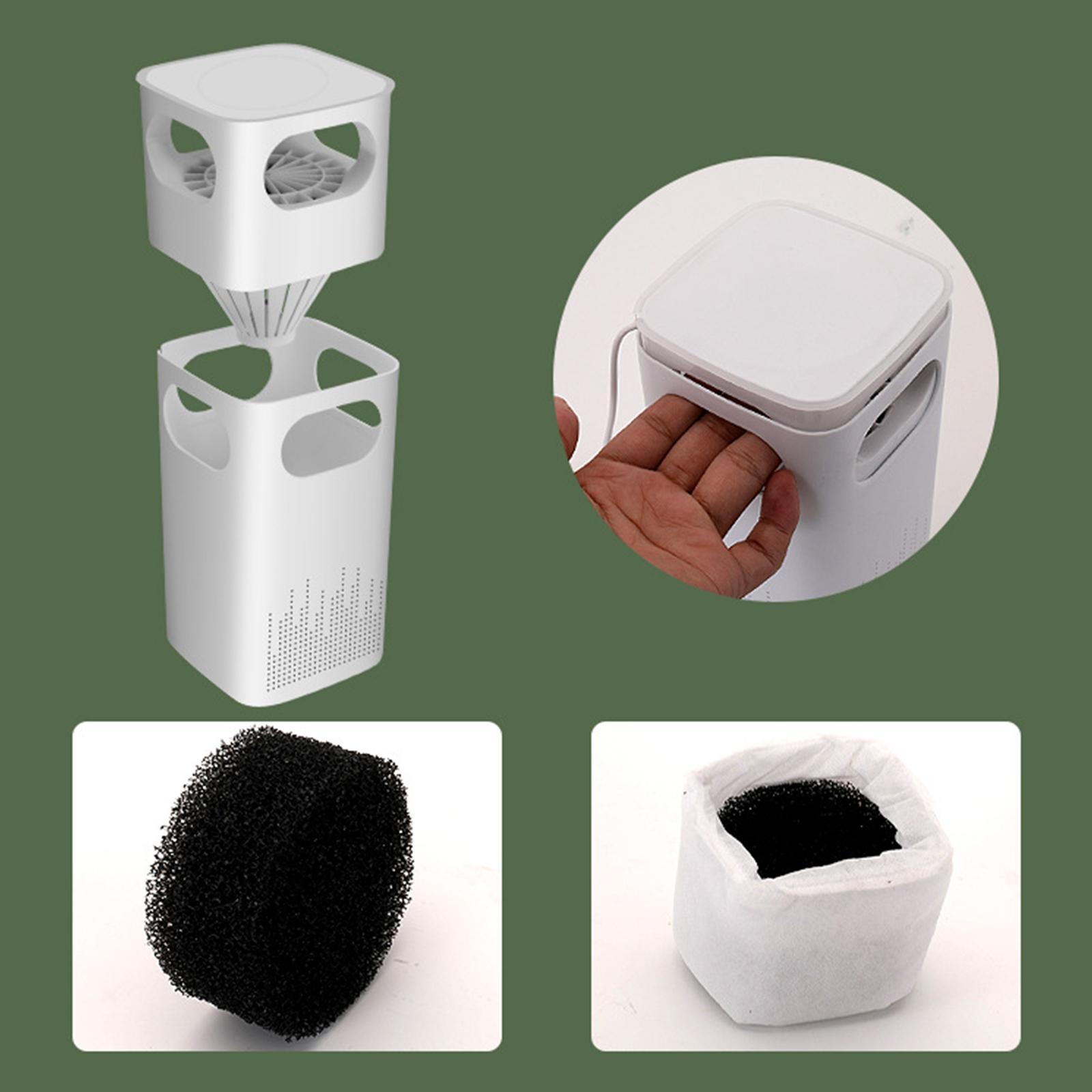 2-3pack Air Purifier HEPA Filter USB Charging Breathe for Smoke Dust Pet Dander