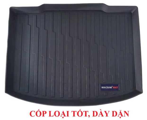 Thảm lót cốp xe ô tô Honda CRV 2018 - nay nhãn hiệu Macsim chất liệu TPV cao cấp màu đen (D261)