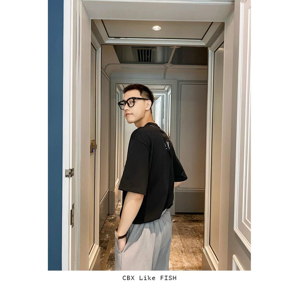 Áo thun oversize Unisex chữ GOD SS NEWS độc lạ Áo thun nam tay lỡ màu đen trắng aothununisex aophongnam