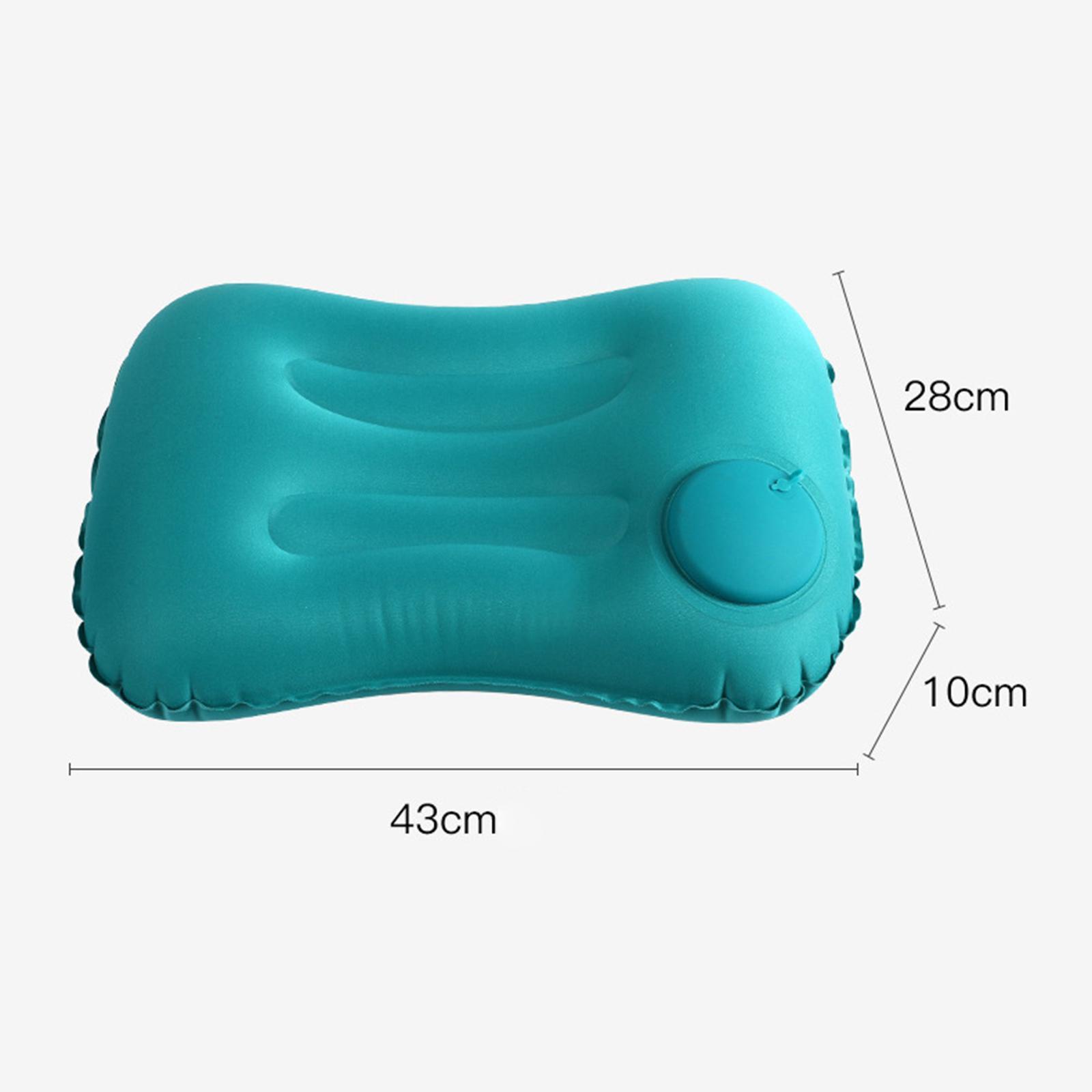 Compact Travel Pillow Packable Inflating Inflatable Pillow for Desk Rest Hiking Camping