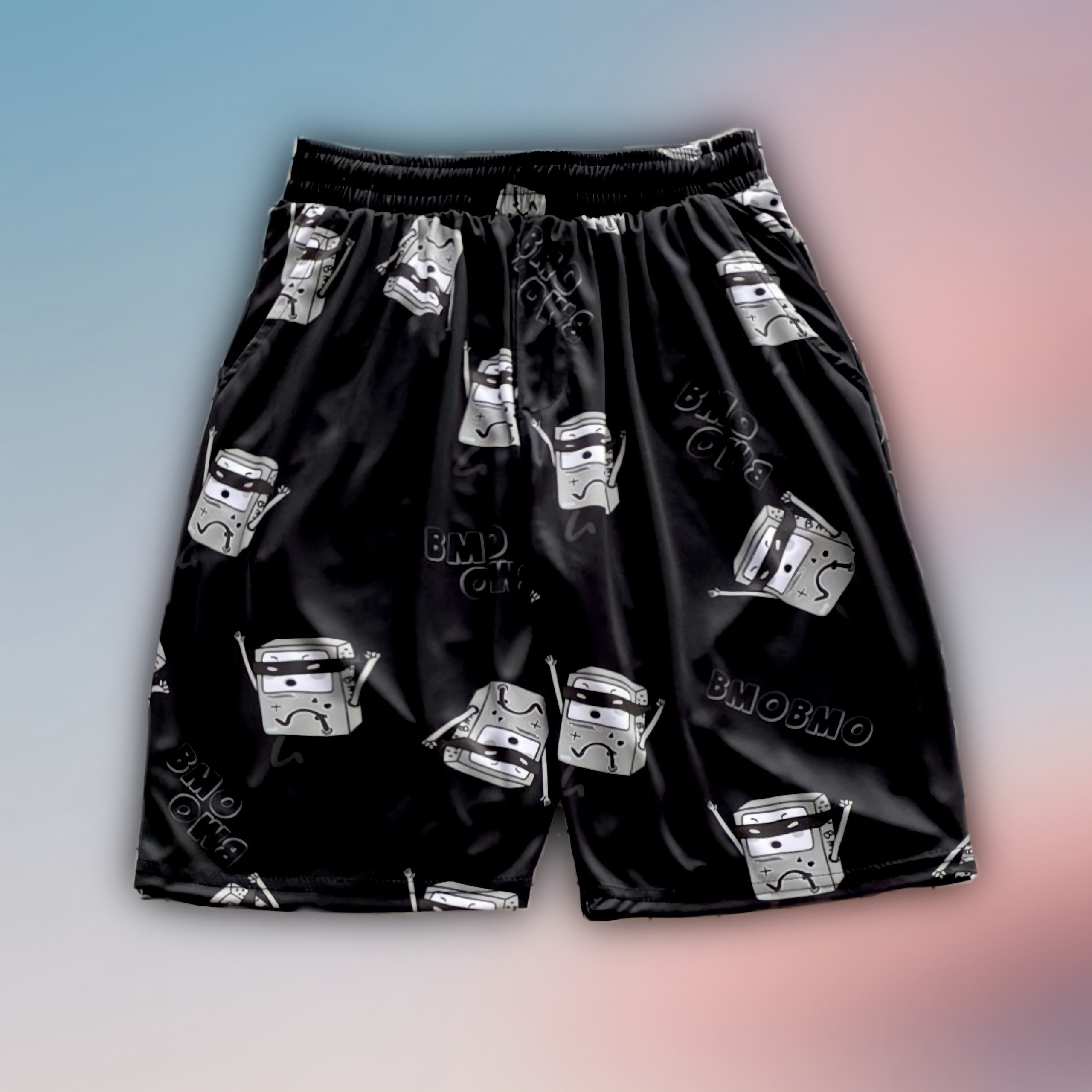 Quần Đùi Hoạt Hình Short Cartoon V2 Oversize Ulzzang Unisex Dáng Rộng - MM