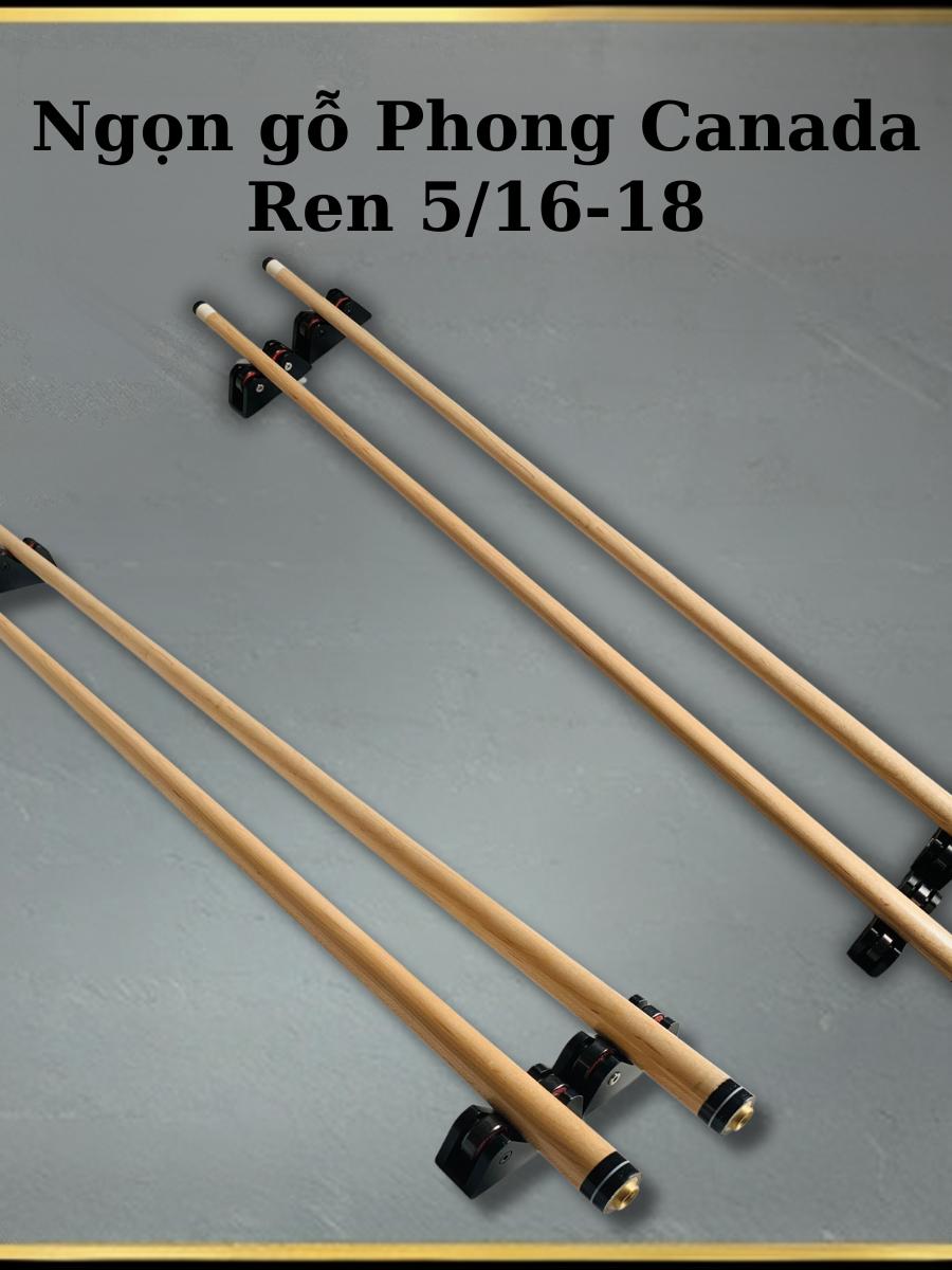 Ngọn cơ Bi A Bida Ren 5/16-18 dễ dàng thay ngọn- Làm Bằng Gỗ Sồi Trắng -Sồi Đỏ- Phong Canada -Phong Nga- Gỗ Tần Bì - Ngọn Gỗ Tần Bì