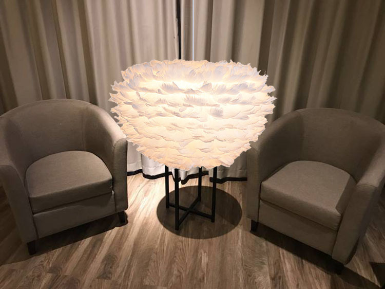Đèn Chùm Mây lông Vũ Bắc ÂU Decor Lighting TN329 - 3 Chế Độ Ánh Sáng - KÈM 3 BÓNG LED SIÊU SÁNG - Có Video
