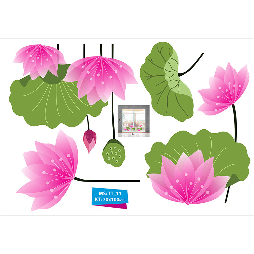Decal trang trí trung thu 2021 combof bé nắm tay nhau đi đón Trung Thu