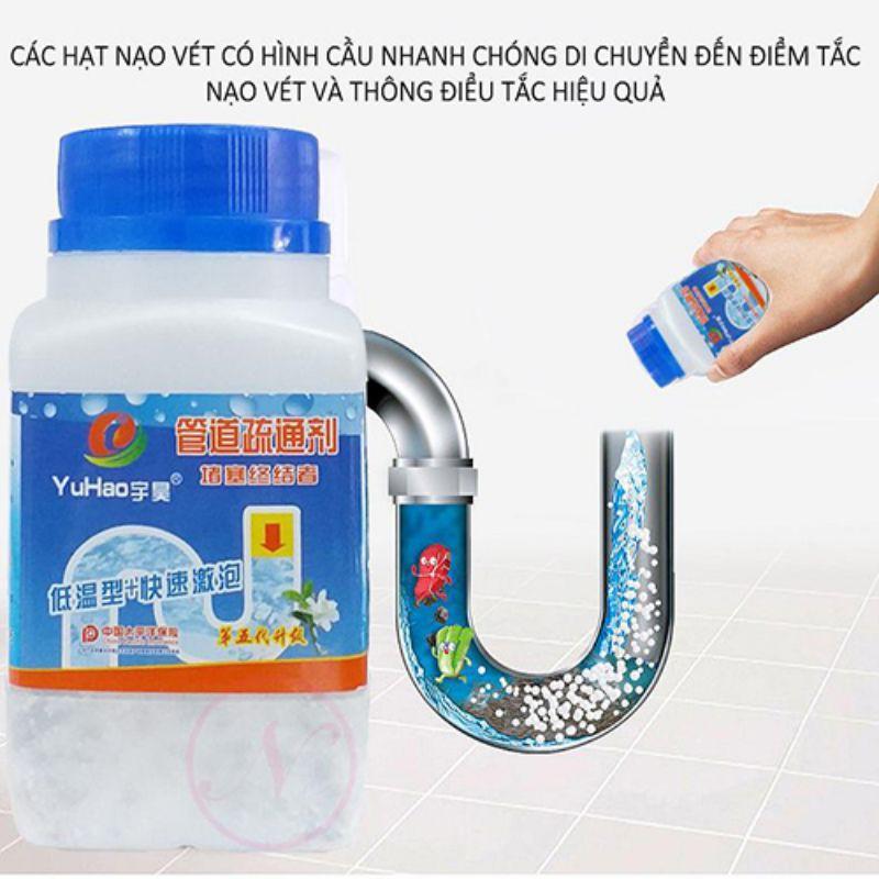 Bột Thông Cống Thông Bồn Cầu Cực Mạnh - Bột Chống Tắc Nghẽn, Bảo Dưỡng Các Đường Ống Nước