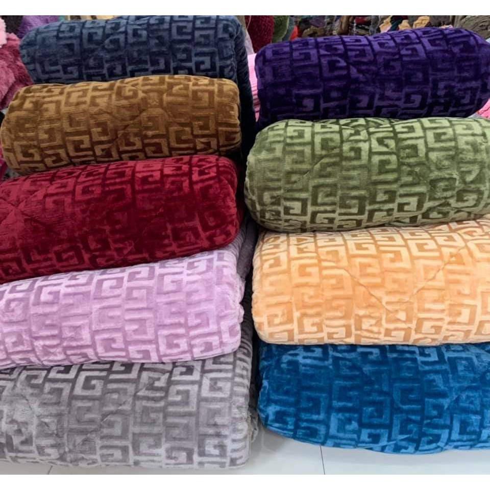 Chăn Lông Cừu Chữ Vạn Đại Hàn Cao Cấp - Hàng chuẩn loại 1
