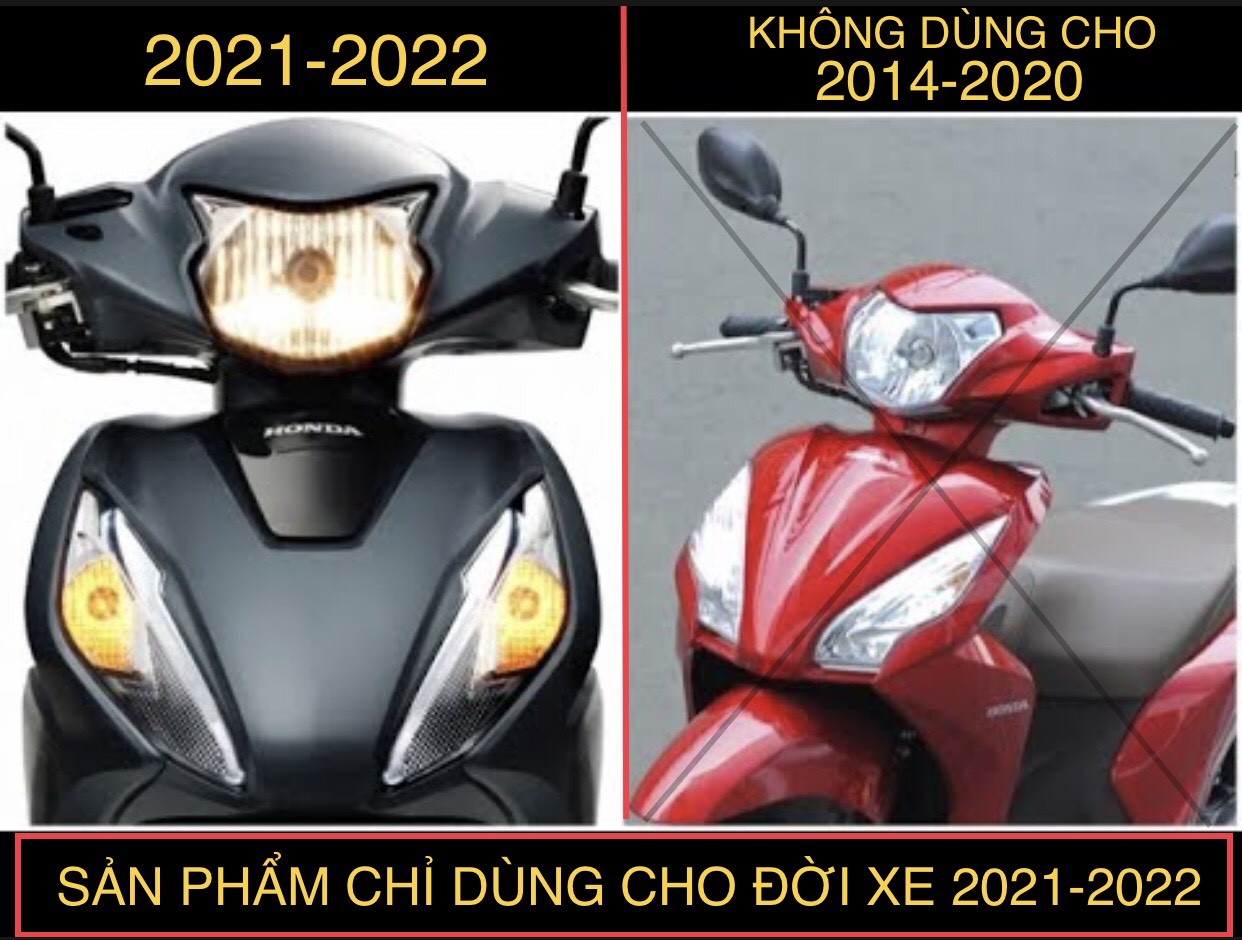 ỐP CHE PÔ ( CHỤP PÔ ) VISION 2021 2022 2023 CROM