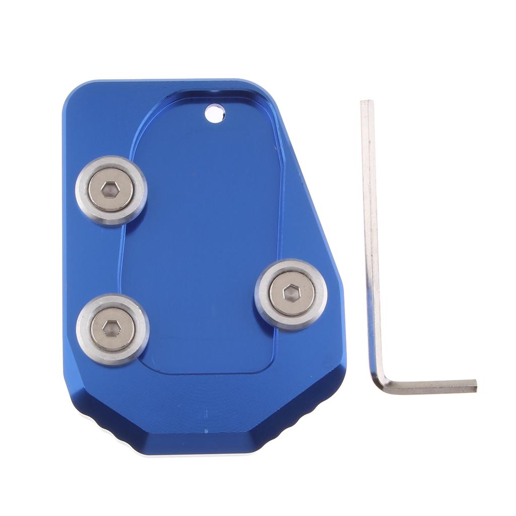 Motorcycle CNC Side Stand Kickstand Enlarge Plate Pad For Yamaha MT-09 MT09 2013 2014 2015 2016
