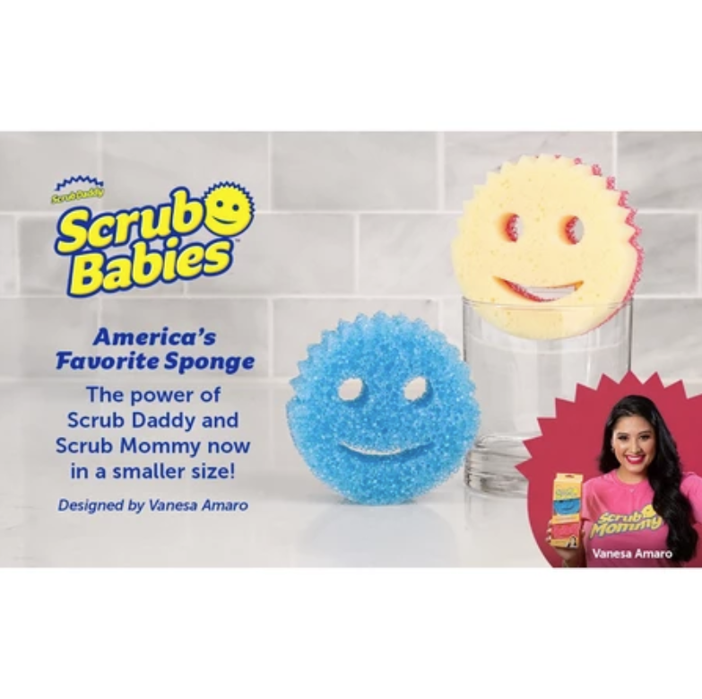 [Phiên bản Baby] Scrub Babies Sponges thiết kế nhỏ gọn phù hợp nhiều sản phẩm