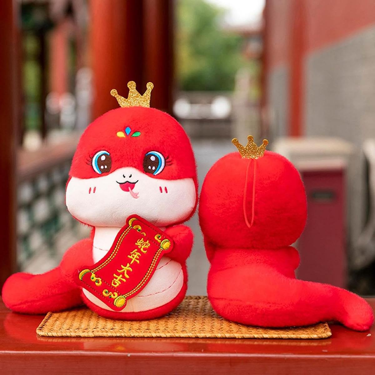 Thú Bông Rắn Tết 2025 25 cm - Nuan Nuan WGS25