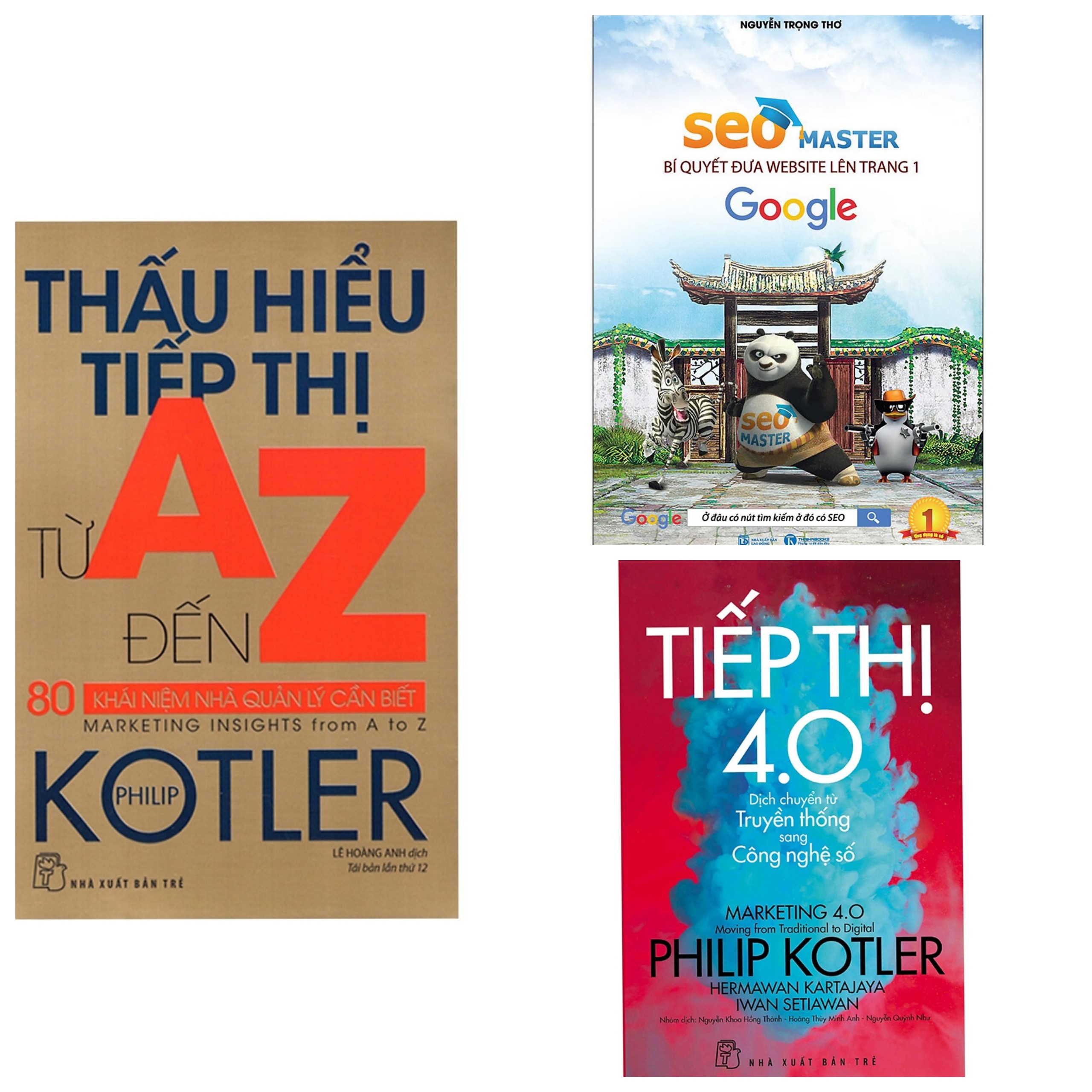 Combo Marketing , Xu Hướng Thời Thương Mại Điện Tử: Thấu Hiểu Tiếp Thị Từ A Đến Z - 80 Khái Niệm Nhà Quản Lý Cần Biết + Tiếp Thị 4.0 Dich chuyển từ Truyền thống sang Công nghệ số + Seo Master - Bí Quyết Đưa Website Lên Trang 1 Google (Tái Bản 2020)