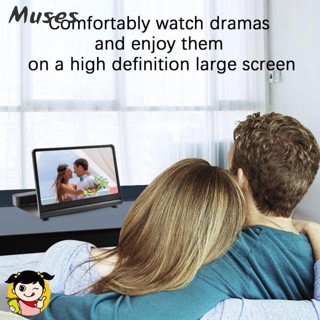 Giá Đỡ Khuếch Đại Màn Hình Điện Thoại Di Động F12 Hd 12 Inch Kết Nối Bluetooth 6d