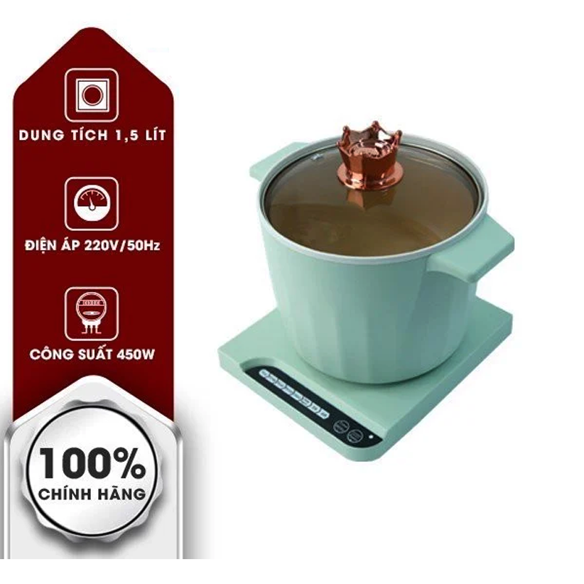 Nồi nấu đa năng Perfect dung tích 1.5 lít PF-M8 - Hàng chính hãng