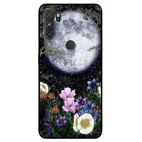 Ốp lưng dành cho Vsmart Active 3 mẫu Trăng Sáng Và Hoa