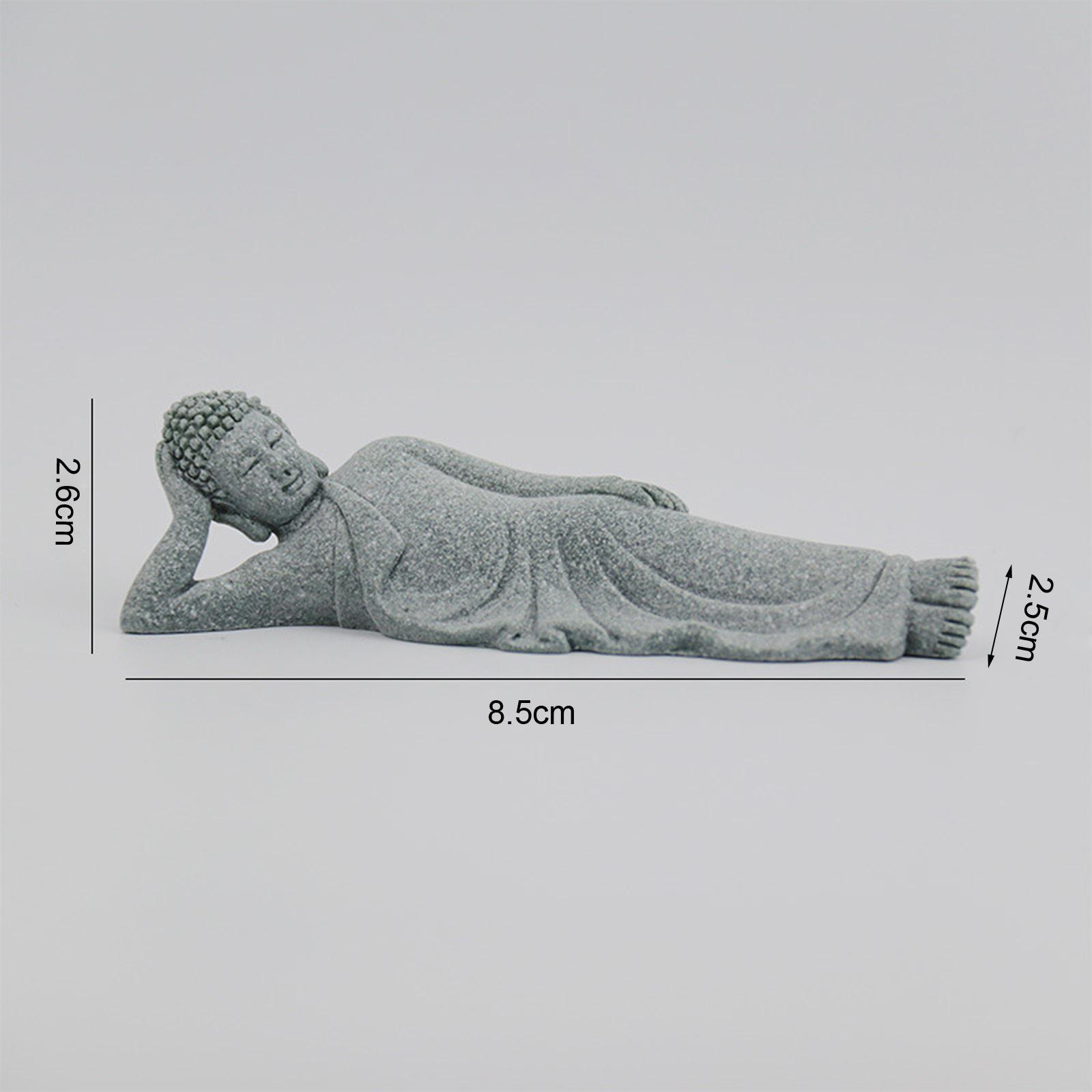 Buddha Statue Figurine Office Tabletop  Ornament Small,Sleeping Buddha