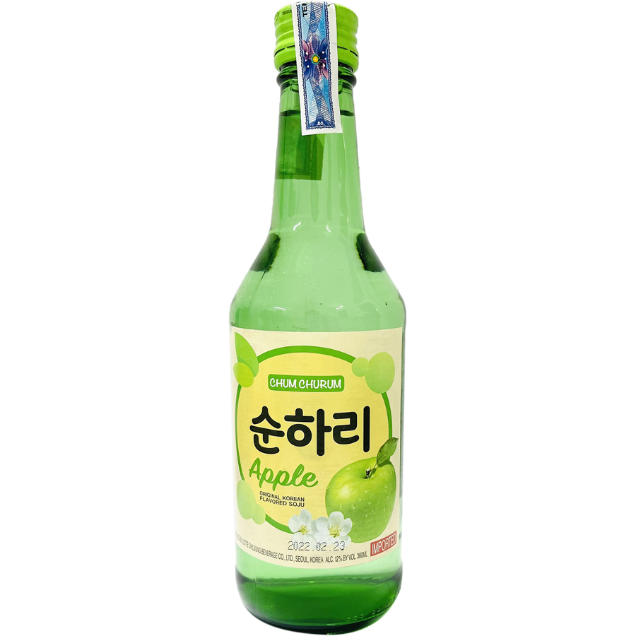 Rượu Chum Churum Soju vị táo 12% 360ml