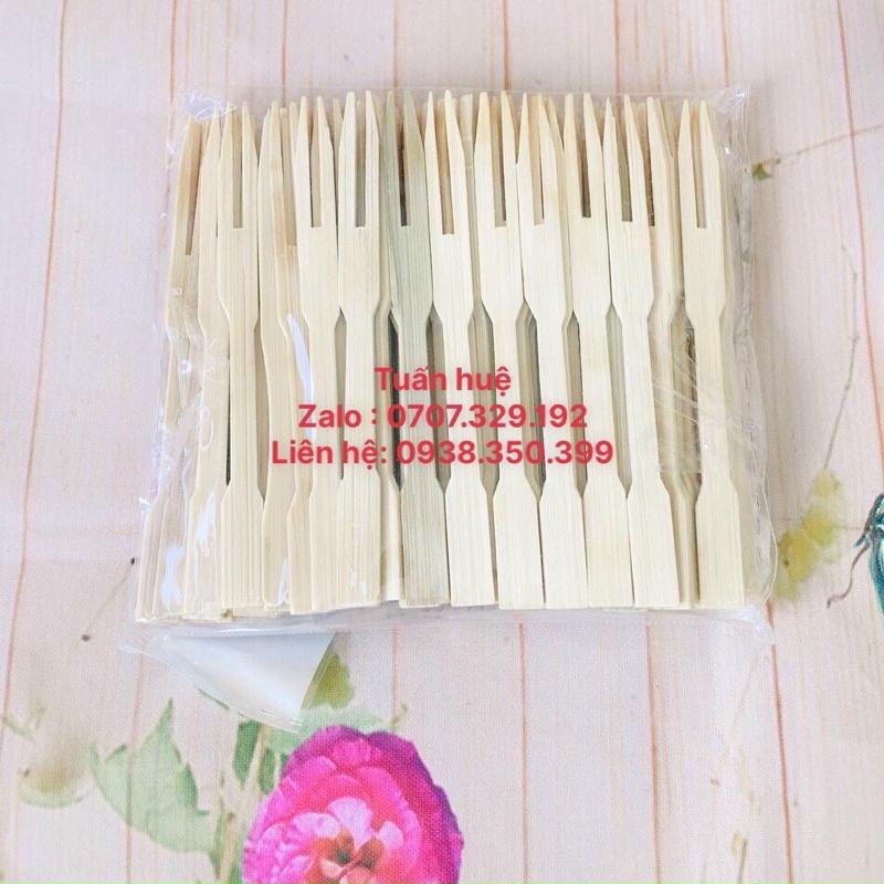 100 cái Nĩa gỗ nhỏ