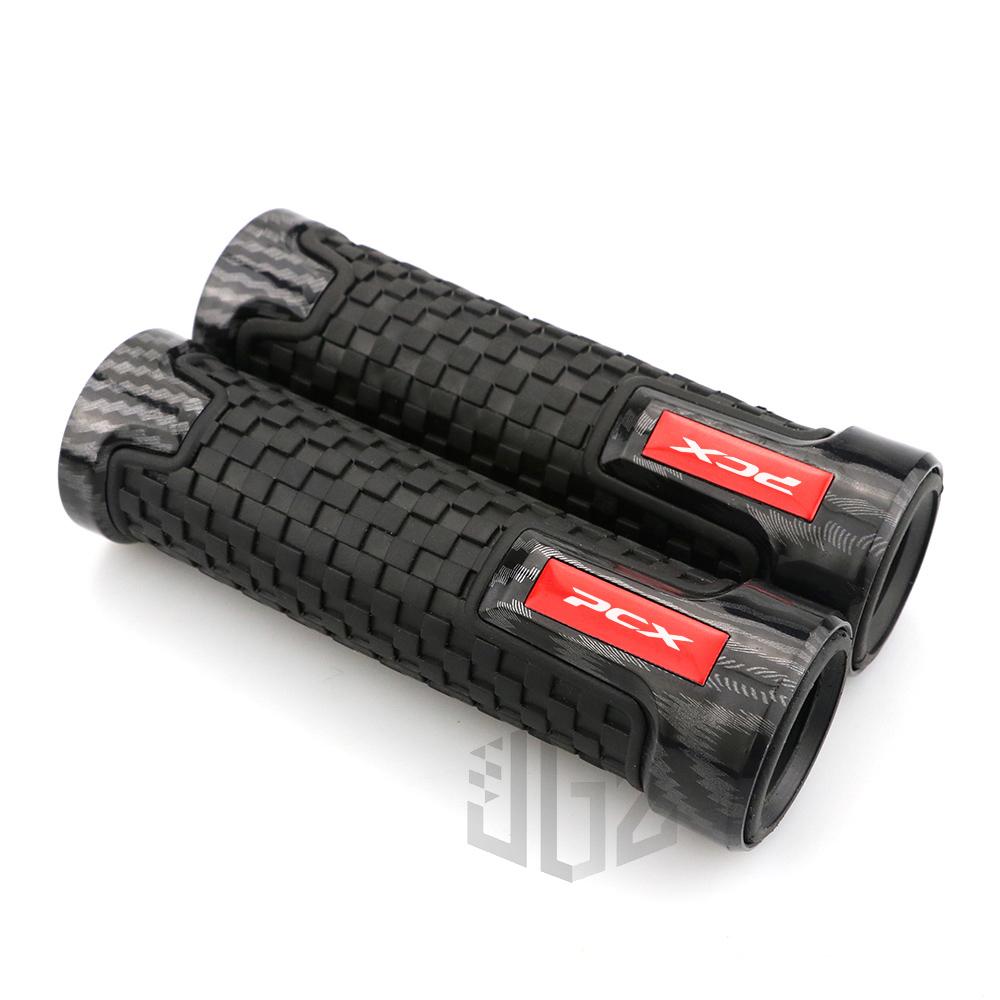 Cặp bọc tay lái xe máy 7/ 8" 22mm bằng sợi carbon cho Honda Pcx150 Pcx125