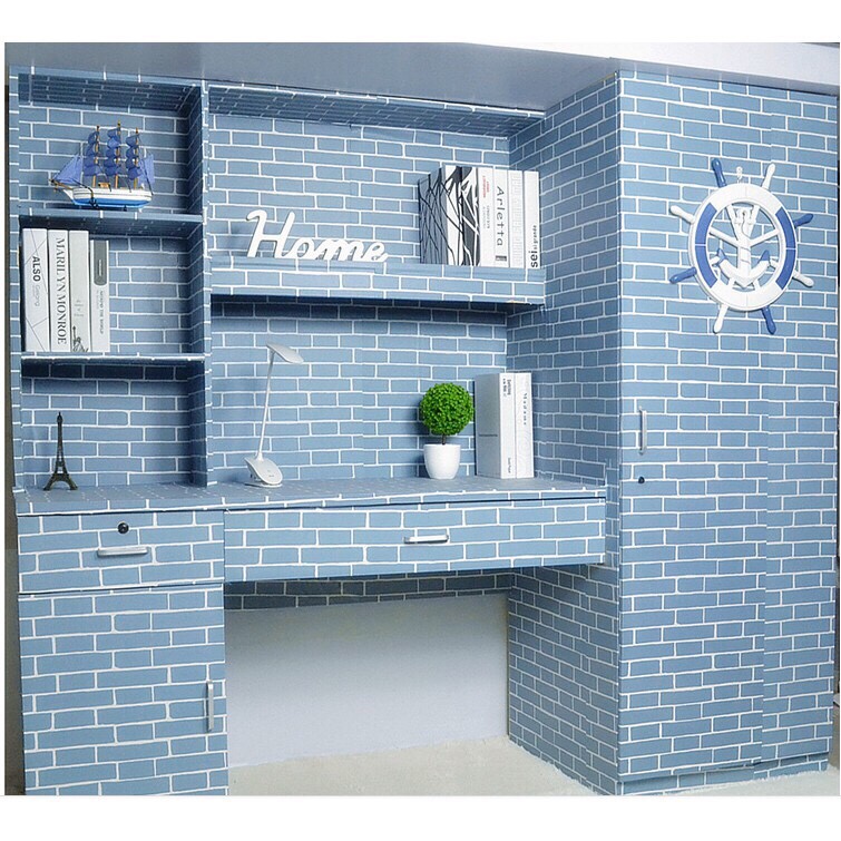 Giấy dán tường rộng 45cm x 5m dài  - GACH XANH DAI DUONG