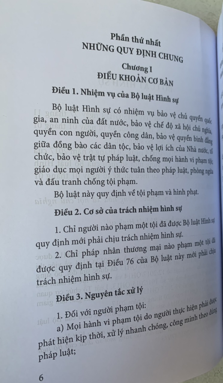 Bộ Luật Hình Sự Năm 2015 Được Sửa Đổi, Bổ Sung Năm 2017